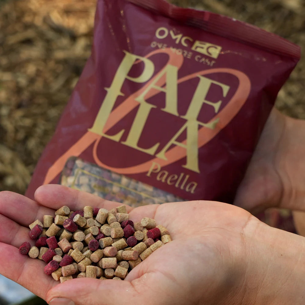 OMC Paella Stabilised Boilies Pellet Pop Ups Wafters Full Range