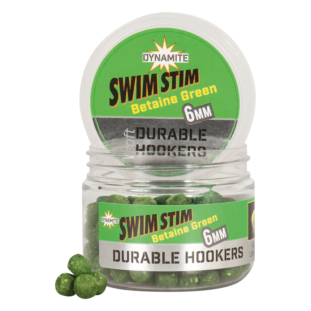 Dynamite Baits Swim Stim Betaine Green Durable Soft Hook Pellet All Sizes