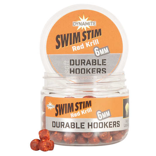 Dynamite Baits Swim Stim Red Krill Durable Soft Hook Pellet All Sizes