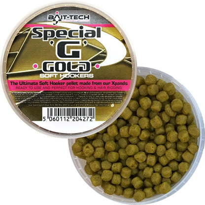 BAIT-TECH SPECIAL G SOFT HOOKERS ALL FLAVOUR / COLOURS 6mm