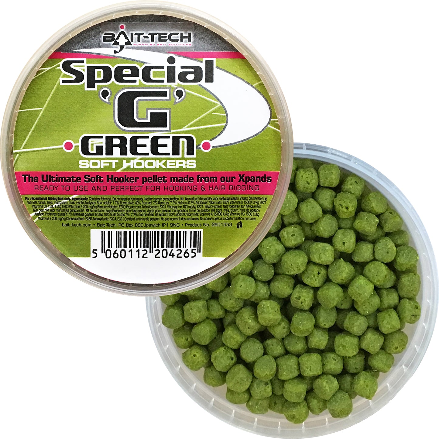 BAIT-TECH SPECIAL G SOFT HOOKERS ALL FLAVOUR / COLOURS 6mm