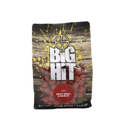 CRAFTY CATCHER BIG HIT BOILIES 15mm 900g ALL FLAVOURS