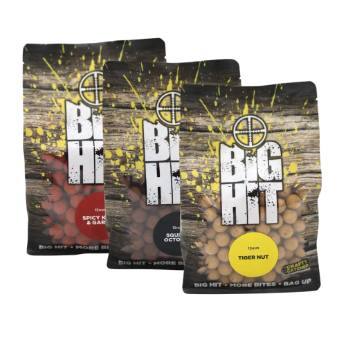 CRAFTY CATCHER BIG HIT BOILIES 15mm 900g ALL FLAVOURS