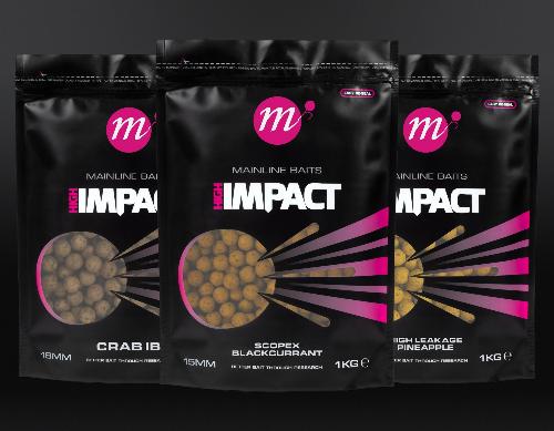 MAINLINE HIGH IMPACT BOILIES 10mm FULL RANGE