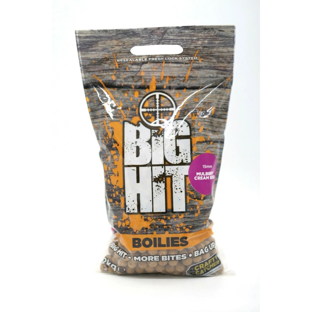 CRAFTY CATCHER BIG HIT BOILIES 15mm 2KG ALL FLAVOURS