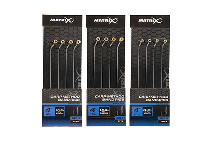 Matrix X7 Carp Method Band Rigs 10cm