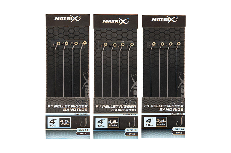 Matrix X5 F1 Pellet Rigger Band Rigs 10cm