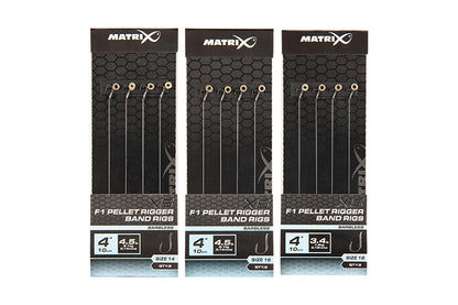 Matrix X5 F1 Pellet Rigger Band Rigs 10cm