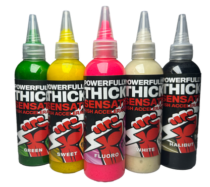 Fjuka Thick Sensate Fish Accelerants 100ml Full Range