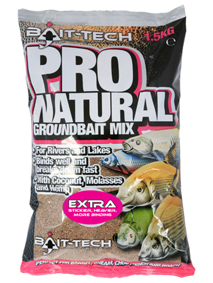 BAIT-TECH PRO NATURAL GROUNDBAIT RANGE 1.5kg