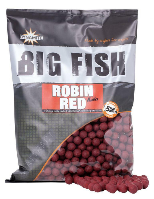 DYNAMITE BAITS BIG FISH ROBIN RED BOILIES 15mm 1.8KG
