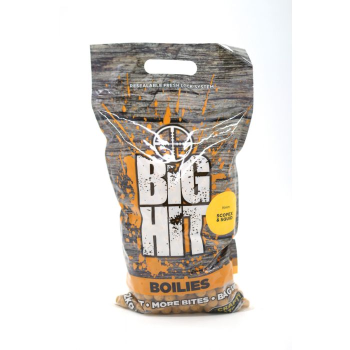 CRAFTY CATCHER BIG HIT BOILIES 15mm 2KG ALL FLAVOURS