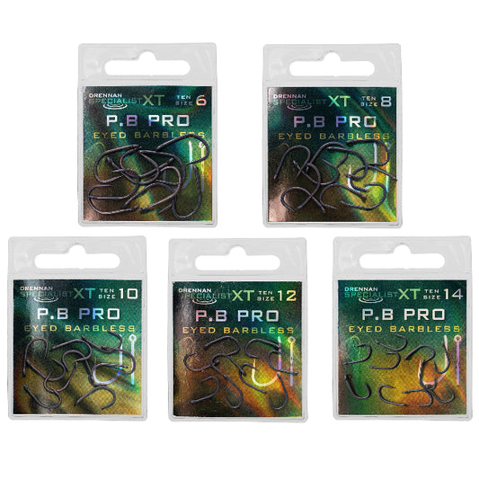 DRENNAN SPECIALIST XT P.B PRO HOOKS BARBLESS