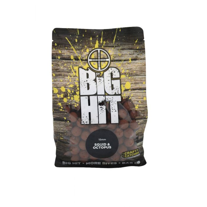 CRAFTY CATCHER BIG HIT BOILIES 15mm 900g ALL FLAVOURS