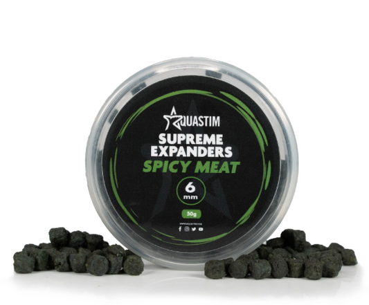 Aquastim Spicy Meat Supreme Expanders Soft Hook Pellets 6mm