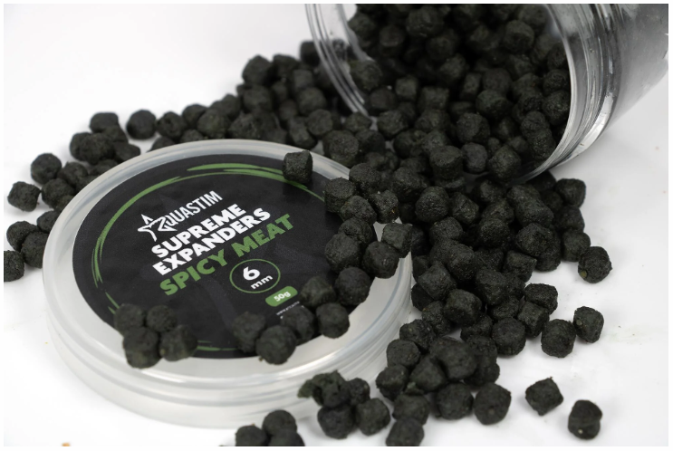 Aquastim Spicy Meat Supreme Expanders Soft Hook Pellets 6mm