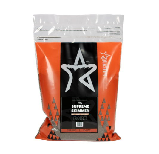 Aquastim Supreme Skimmer Groundbait – Dark 900g