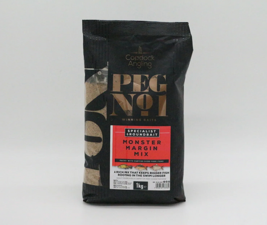 PegNo.1 Monster Margin Mix Groundbait 1Kg