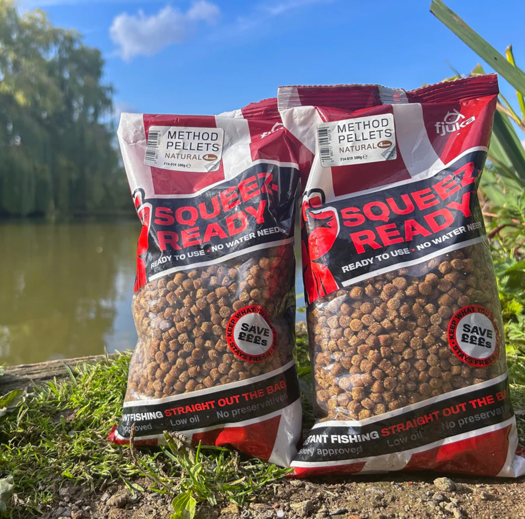 Fjuka Squeez Ready Method Pellets 4mm