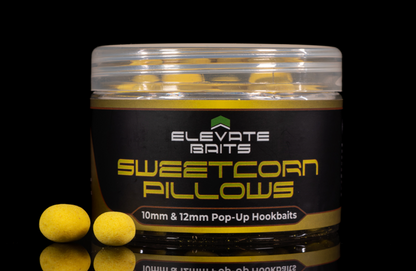 Elevate Baits Sweetcorn Pillows – 10mm & 12mm Pop-Up Hookbaits