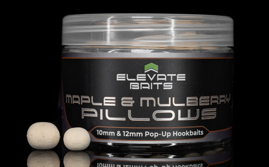 Elevate Baits Maple & Mulberry Pillows – 10mm & 12mm Pop-Up Hookbaits