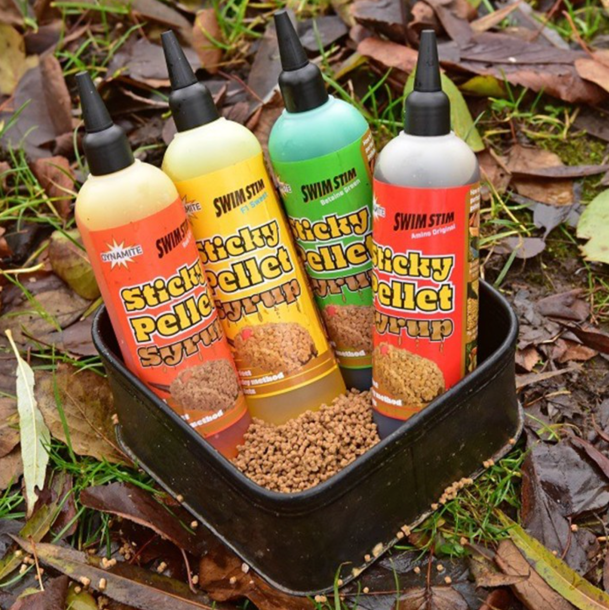 Dynamite Baits Swim Stim Sticky Pellet Syrup Full Range