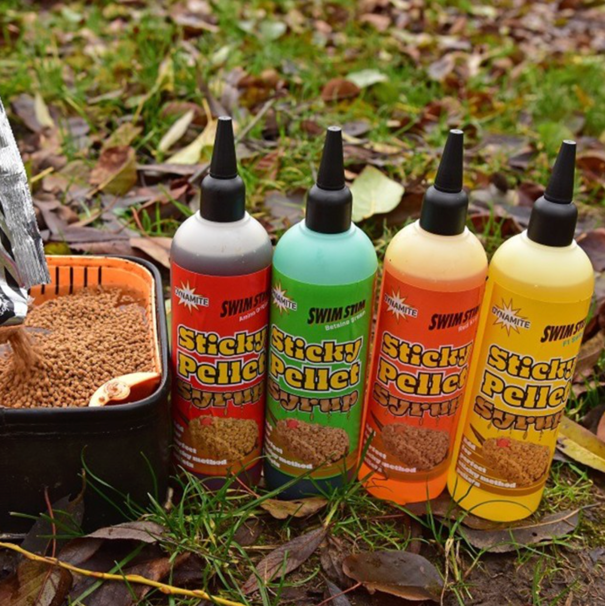 Dynamite Baits Swim Stim Sticky Pellet Syrup Full Range