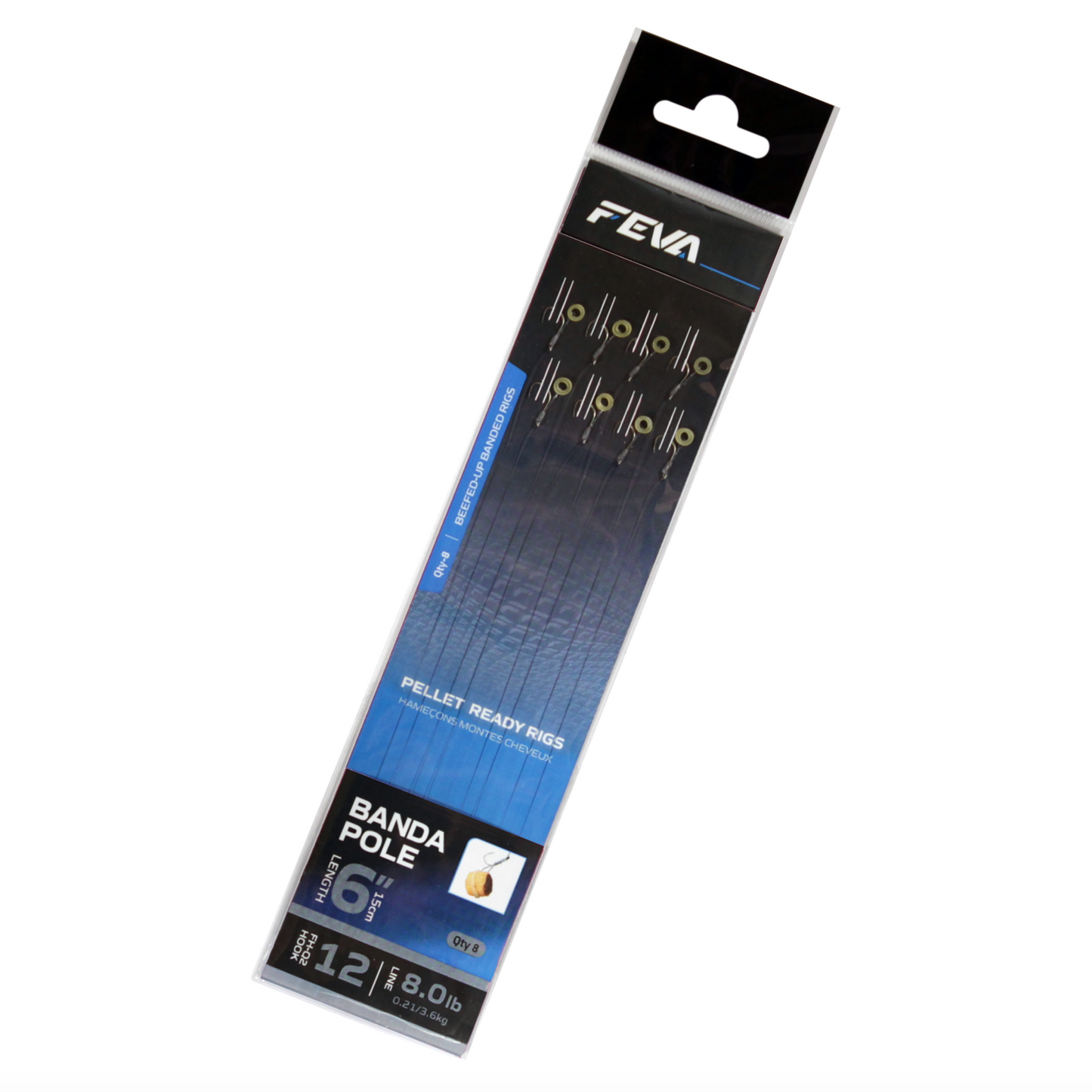 Feva Banda Pole 6" Barbless Ready Tied Rig