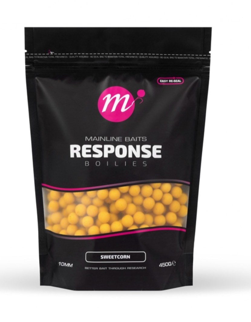 Mainline Response Boilies Sweetcorn 10mm 450g