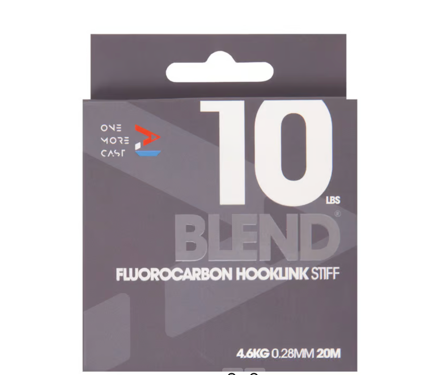 OMC Blend Fluorocarbon Fishing Hooklink Stiff Soft 20m