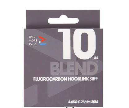 OMC Blend Fluorocarbon Fishing Hooklink Stiff Soft 20m