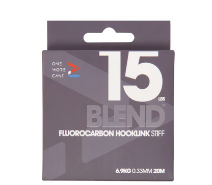 OMC Blend Fluorocarbon Fishing Hooklink Stiff Soft 20m