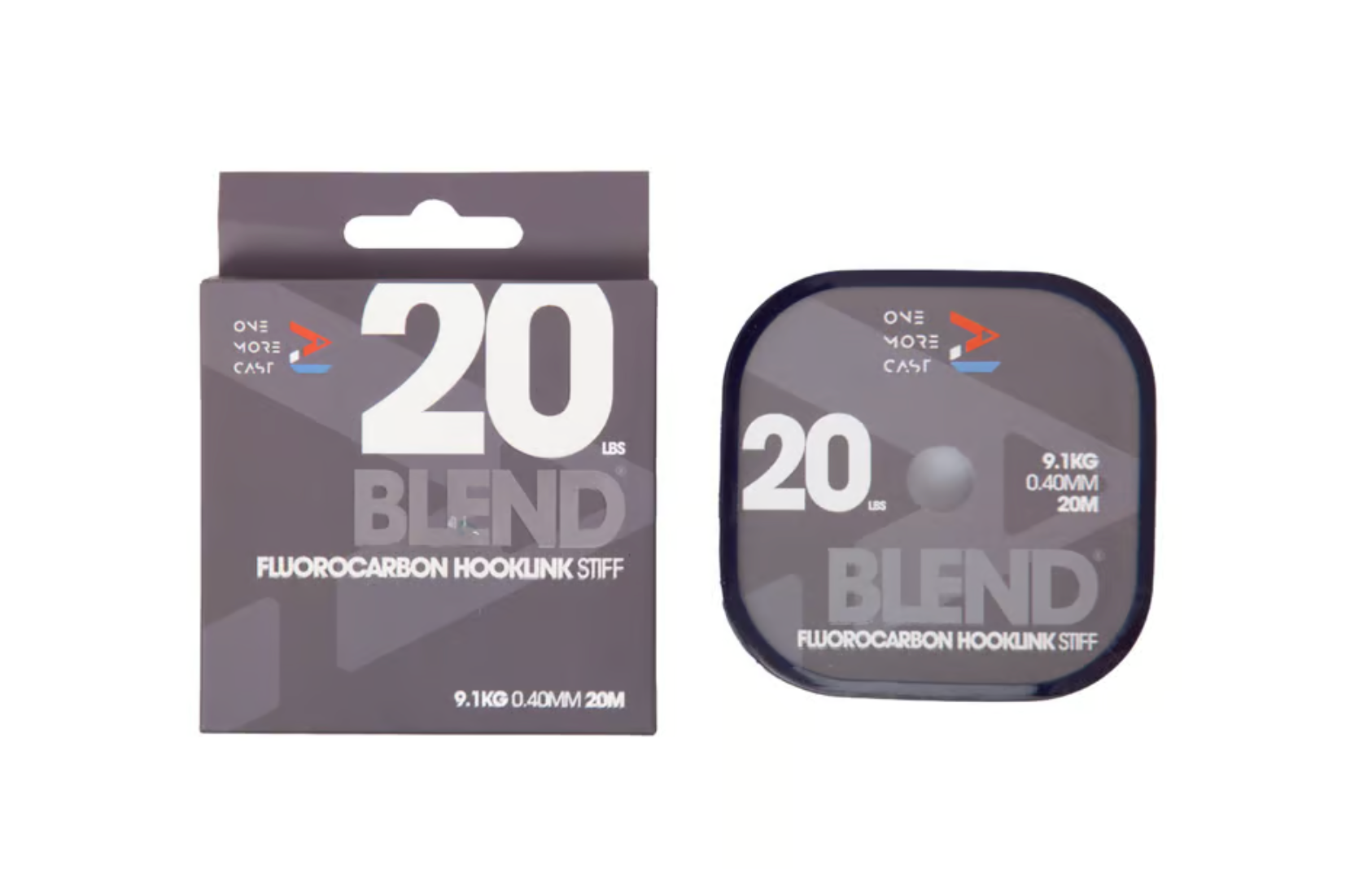 OMC Blend Fluorocarbon Fishing Hooklink Stiff Soft 20m