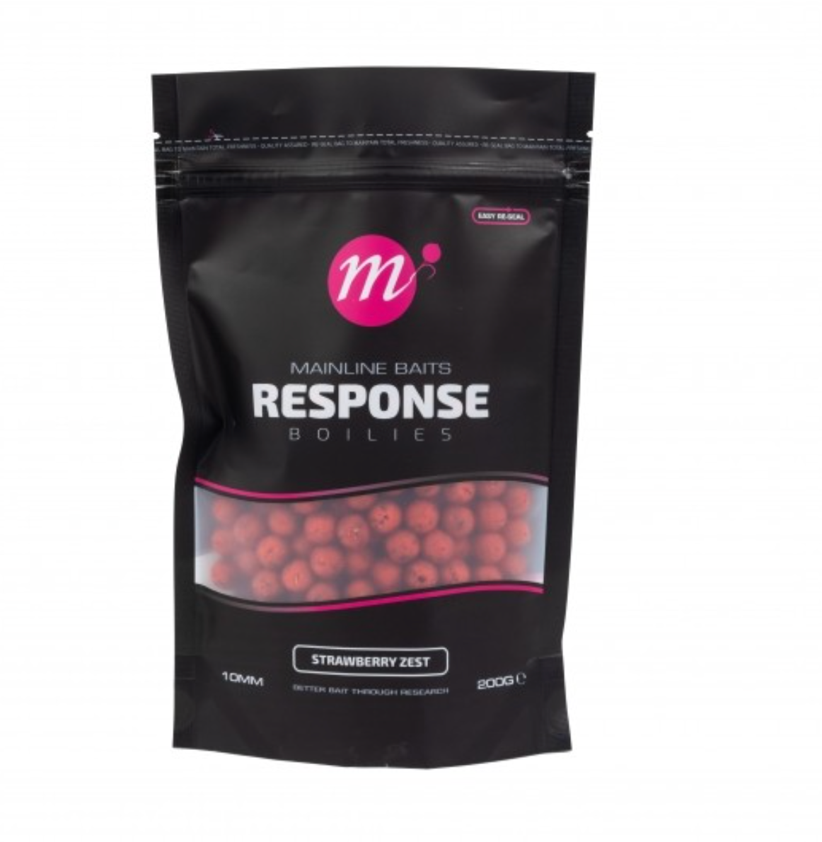 Mainline Response Boilies Strawberry Zest 10mm 200g