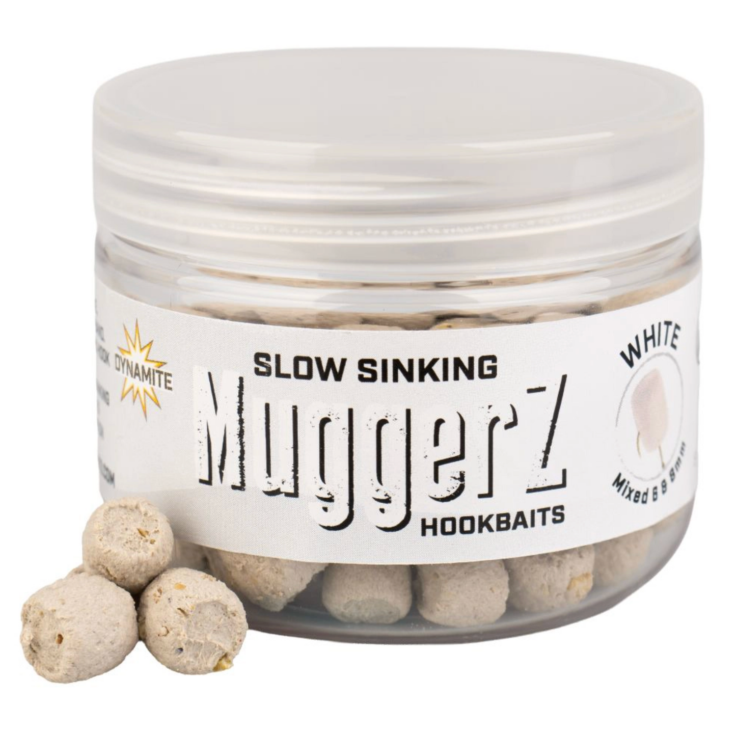 Dynamite Baits Muggerz Slow Sinking Fishmeal Hookbaits