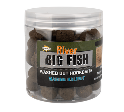 Dynamite Baits Big Fish River Washed Out Barbel Hookbaits Marine Halibut