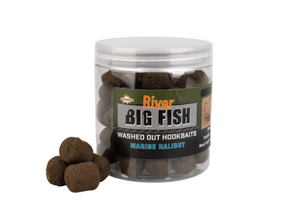 Dynamite Baits Big Fish River Washed Out Barbel Hookbaits Marine Halibut