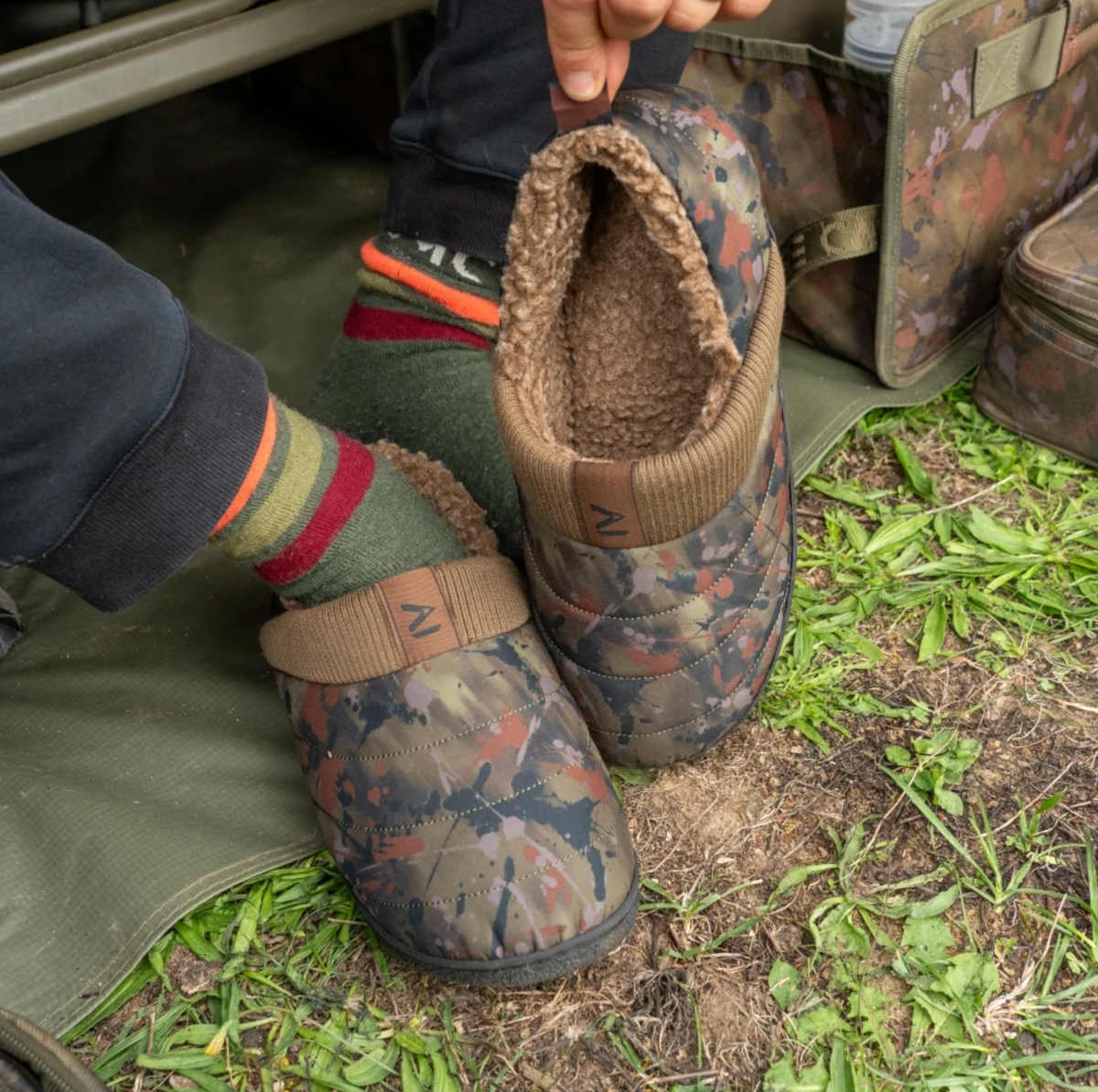 OMC The Splash Camo Winter Slipper