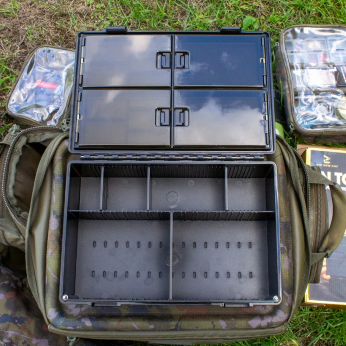 OMC In Too Deep Splash Camo Tackle Box