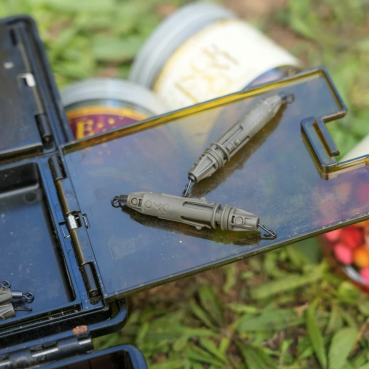OMC In Too Deep Splash Camo Tackle Box