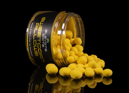 Elevate Baits Sweetcorn Pillows – 10mm & 12mm Pop-Up Hookbaits