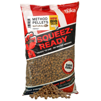 Fjuka Squeeze Ready Pellets 1kg Full Range