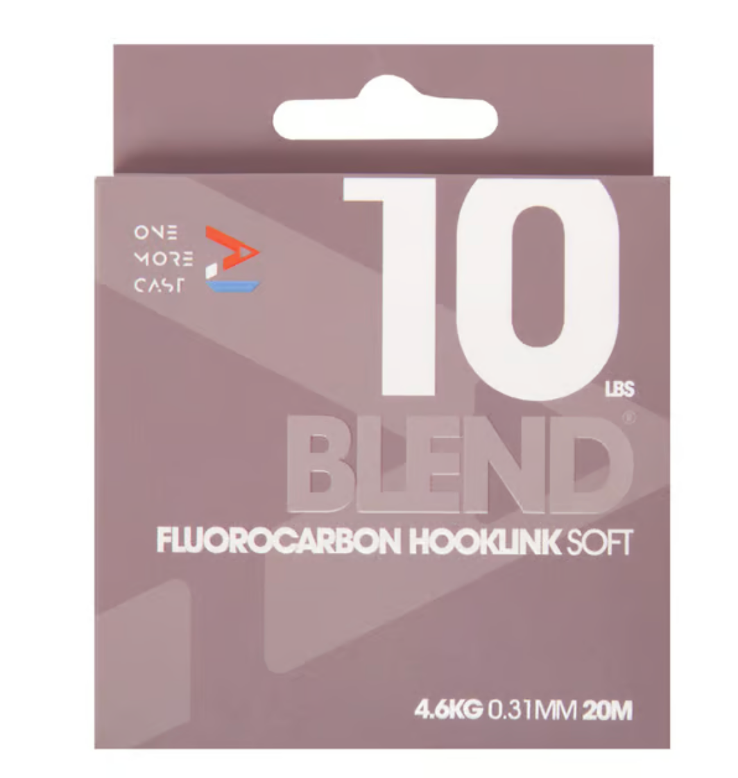 OMC Blend Fluorocarbon Fishing Hooklink Stiff Soft 20m