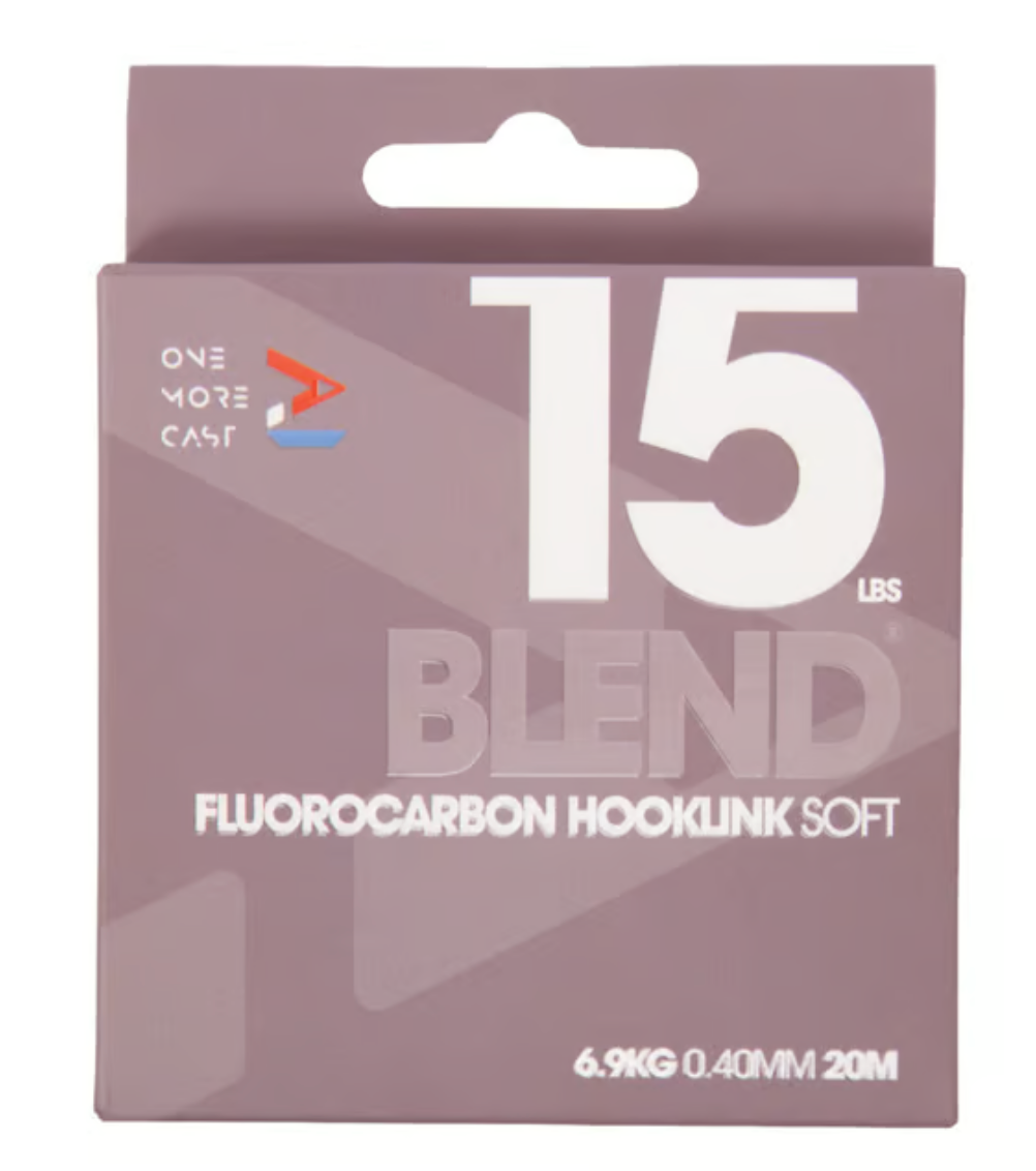 OMC Blend Fluorocarbon Fishing Hooklink Stiff Soft 20m