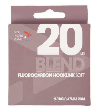 OMC Blend Fluorocarbon Fishing Hooklink Stiff Soft 20m