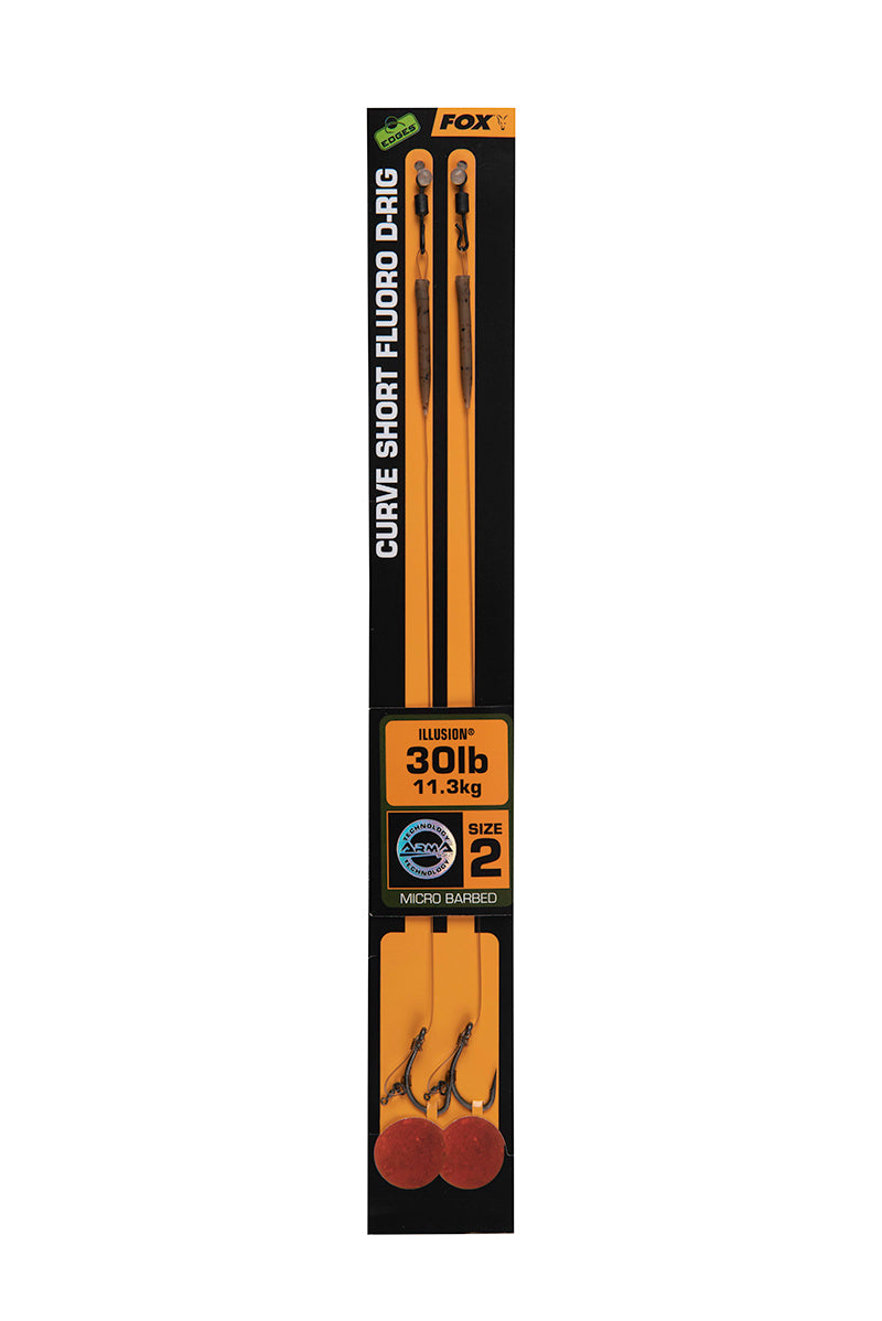 Fox Edges Arma Point Curve Short Fluro D-Rigs Illusion