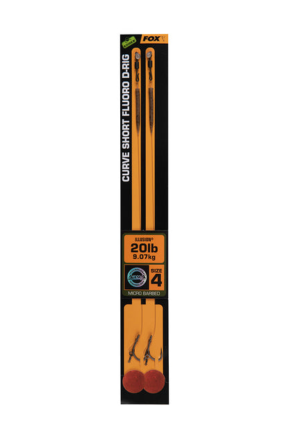 Fox Edges Arma Point Curve Short Fluro D-Rigs Illusion