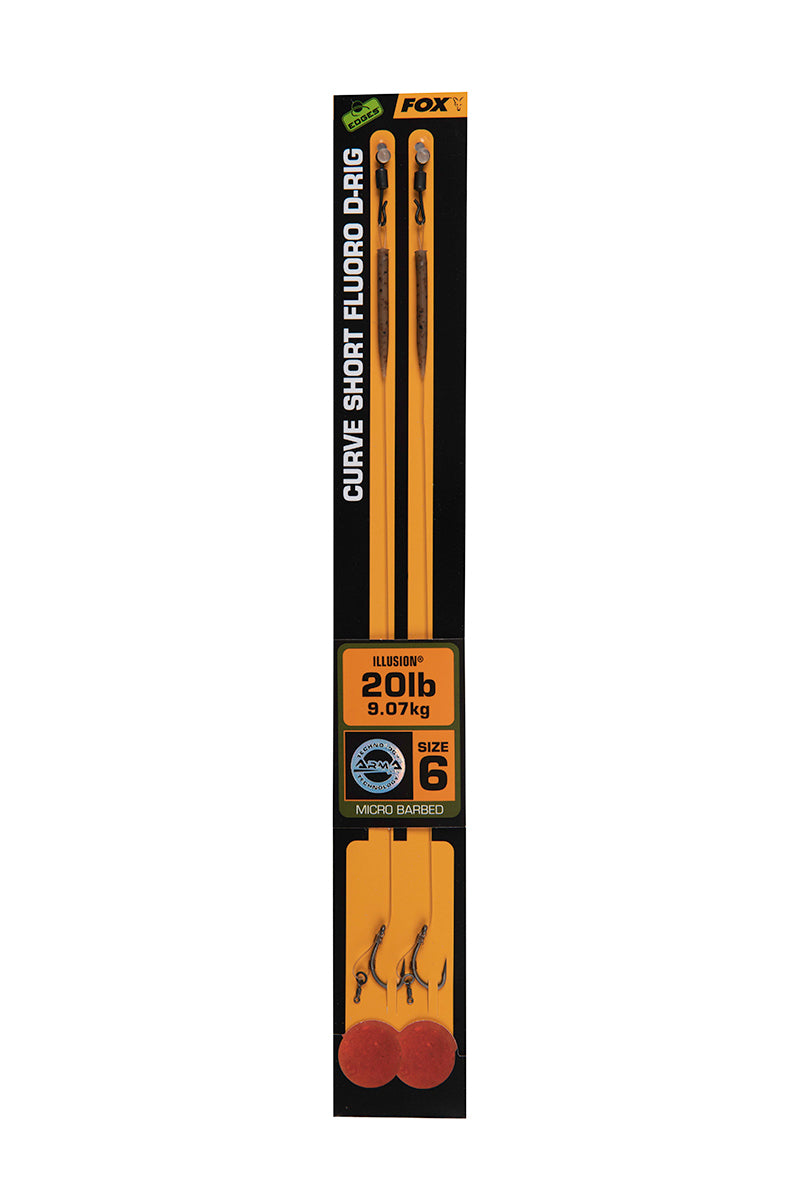 Fox Edges Arma Point Curve Short Fluro D-Rigs Illusion