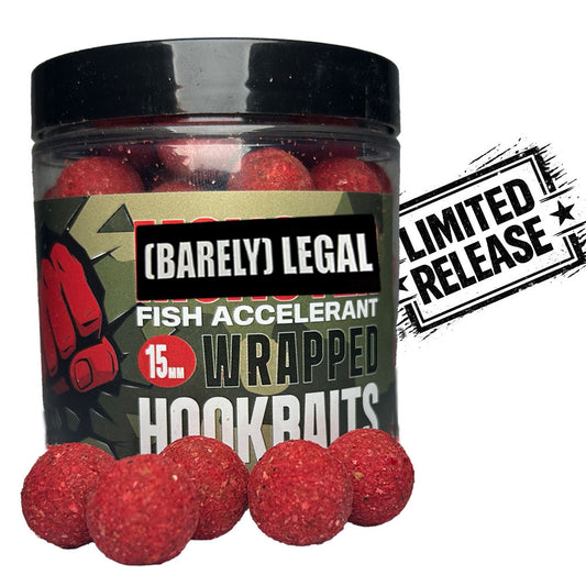 Fjuka Carp Fish Accelerant Wrapped Hookbaits (15mm)