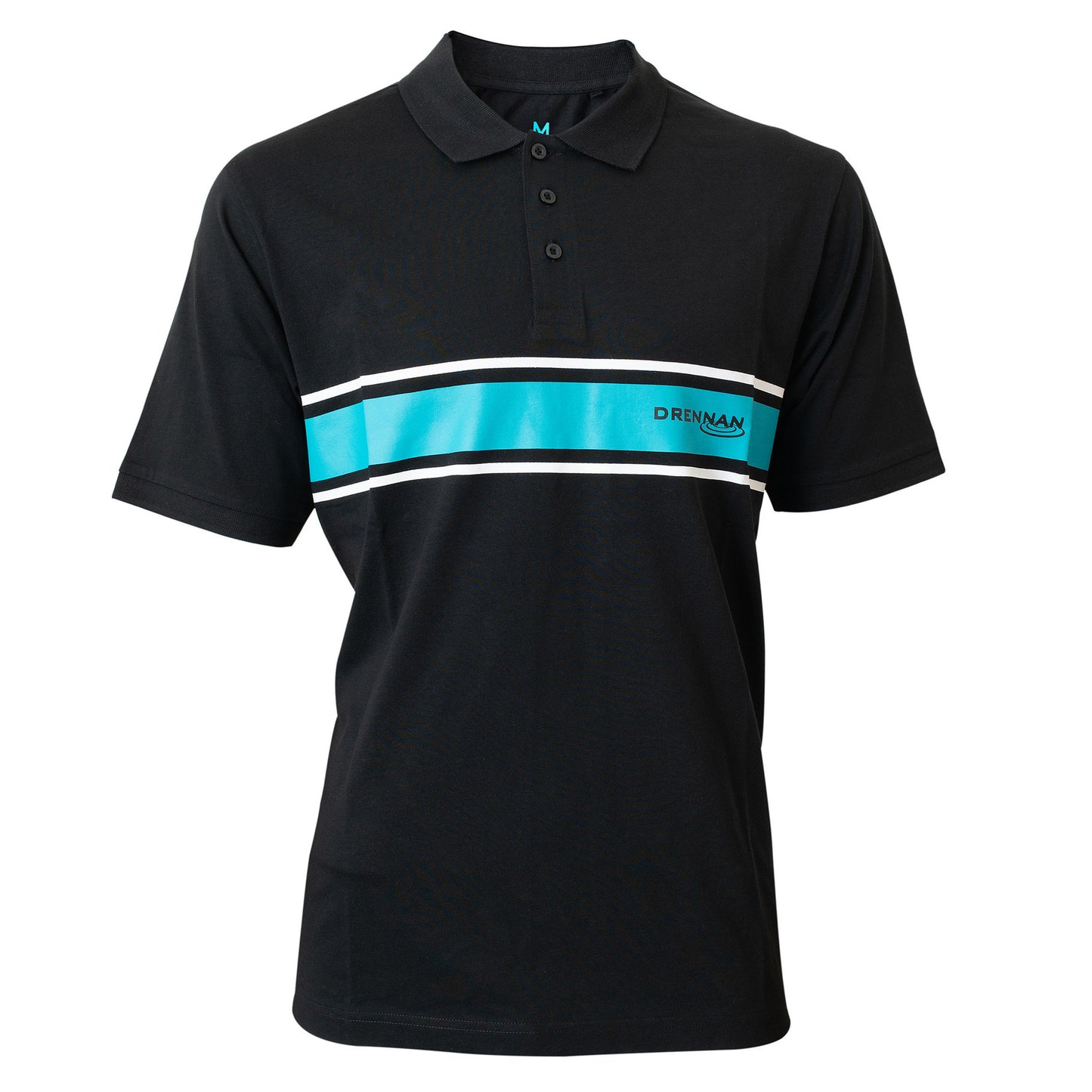 Drennan DR PoloShirt Aqua Stripe